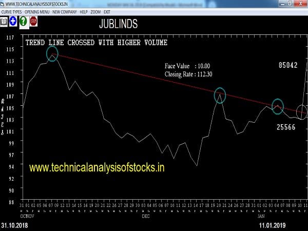 jublinds share price