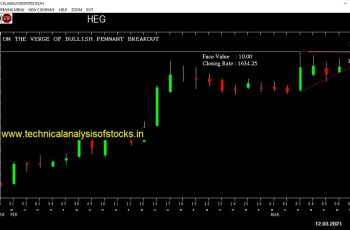 heg share price chart