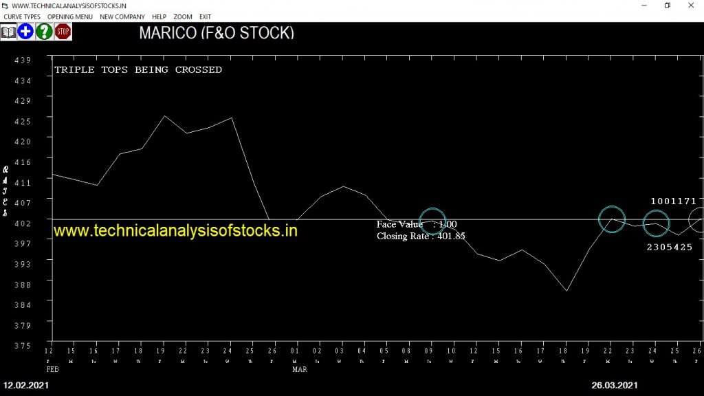 marico share price chart